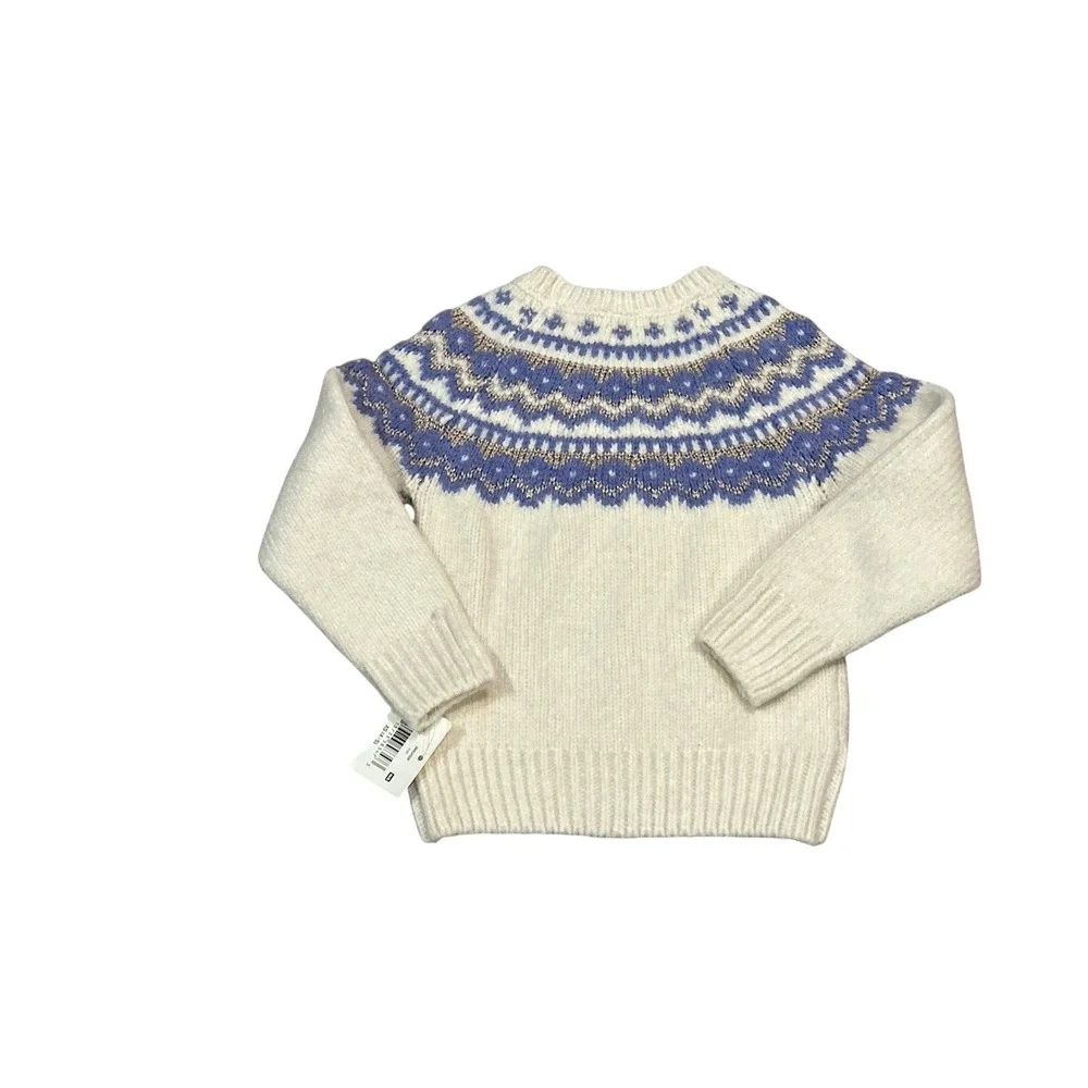 Falls Creek‎ Fair Isle Sweater Wool Blend Yoke Size 4/5 NEW